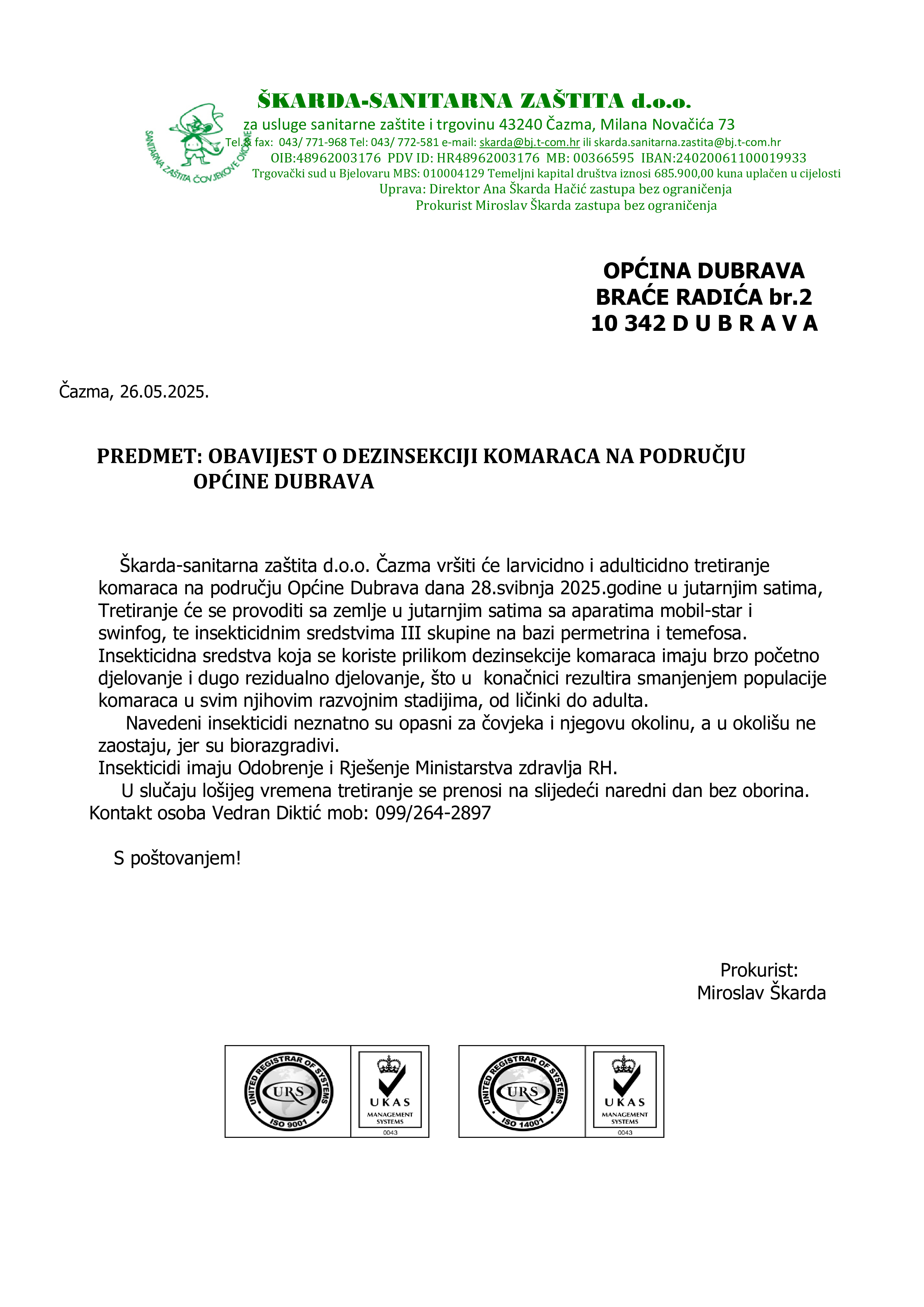 DEZINSEKCIJA 1