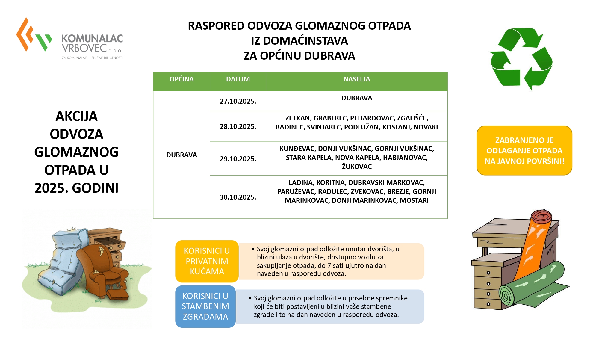 Obavijest glomazni 2025 Dubrava page 0001